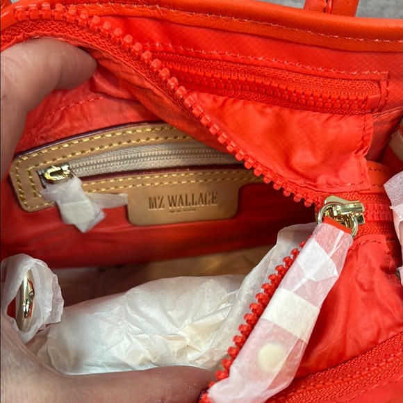 MZ Wallace Red Checkered Tote Bag - Picture 3 of 5